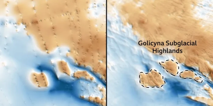 Անտարկտիդայի սառցե ծածկույթի տակ գտնվող լանդշաֆտը բացահայտվե...