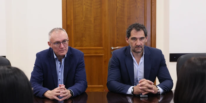 ԿԳՄՍ նախարարն ընդունել է ՖԻԲԱ Եվրոպայի նախագահին