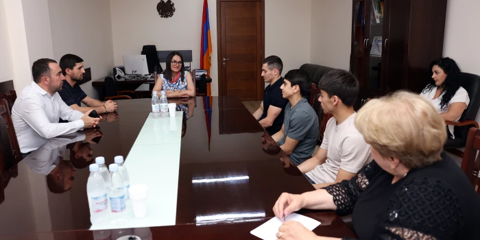 ԿԳՄՍ նախարարի տեղակալ Հասմիկ Ավագյանն ընդունել է մարմնամարզո...