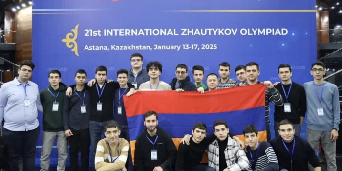 ՀՀ դպրոցականները Ժաուտիկովյան օլիմպիադայից վերադարձել են 2 ո...